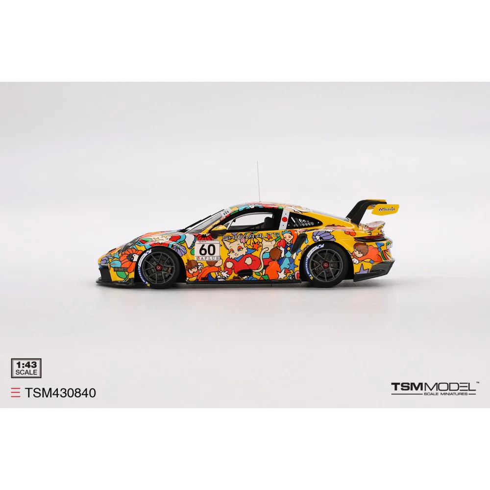 Topspeed M430840 1/43 Porsche 911 GT3 Cup No.60 BINGO RACING Reimei ITOU 2024 Porsche Carrera Cup Japan Pro Class - Image 3