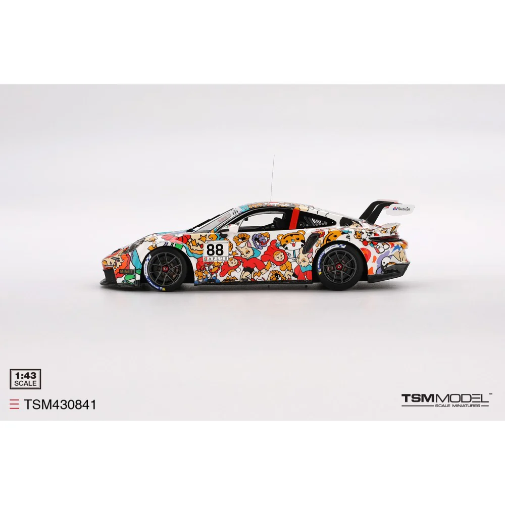Topspeed M430841 1/43 Porsche 911 GT3 Cup No.88 BINGO RACING Tiger WU 2024 Porsche Carrera Cup Japan Am Class - Image 3