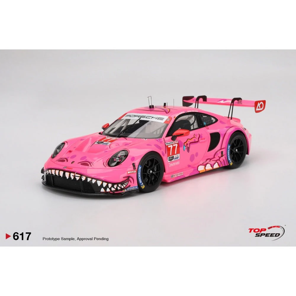 Topspeed TS0617 1/18 Porsche 911 GT3 R #77 AO Racing 2024 IMSA Road America