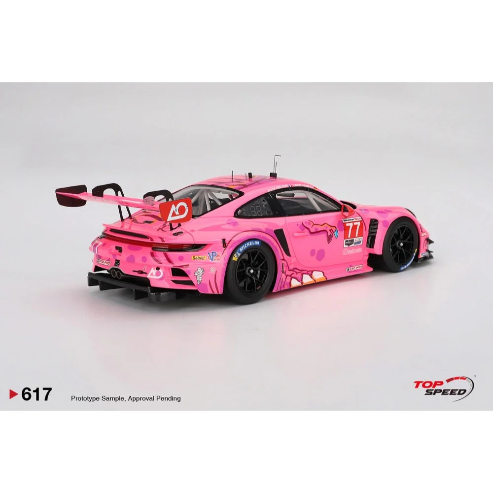 Topspeed TS0617 1/18 Porsche 911 GT3 R #77 AO Racing 2024 IMSA Road America - Image 2