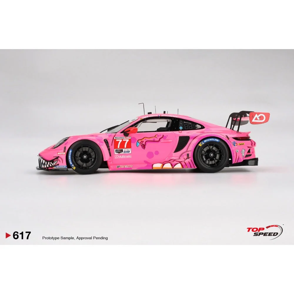 Topspeed TS0617 1/18 Porsche 911 GT3 R #77 AO Racing 2024 IMSA Road America - Image 3