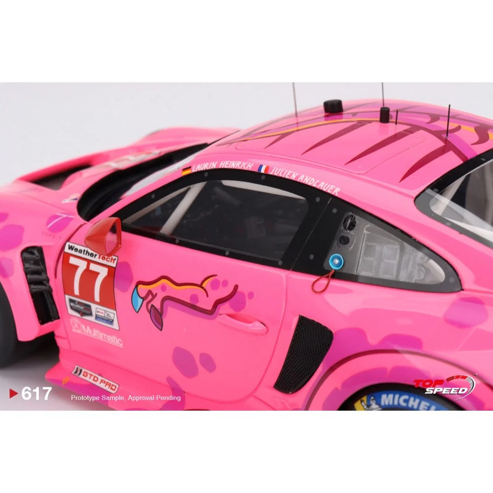 Topspeed TS0617 1/18 Porsche 911 GT3 R #77 AO Racing 2024 IMSA Road America - Image 5