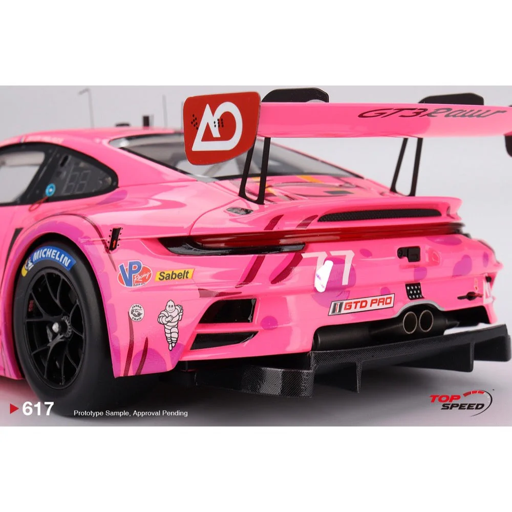 Topspeed TS0617 1/18 Porsche 911 GT3 R #77 AO Racing 2024 IMSA Road America - Image 6