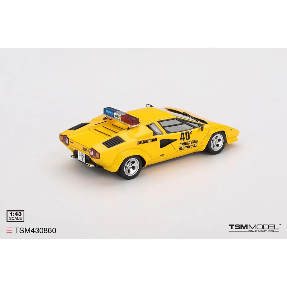 Topspeed TSM430860 1/43 Lamborghini Countach 1982 Grand Prix Monaco Pace Car - Image 3