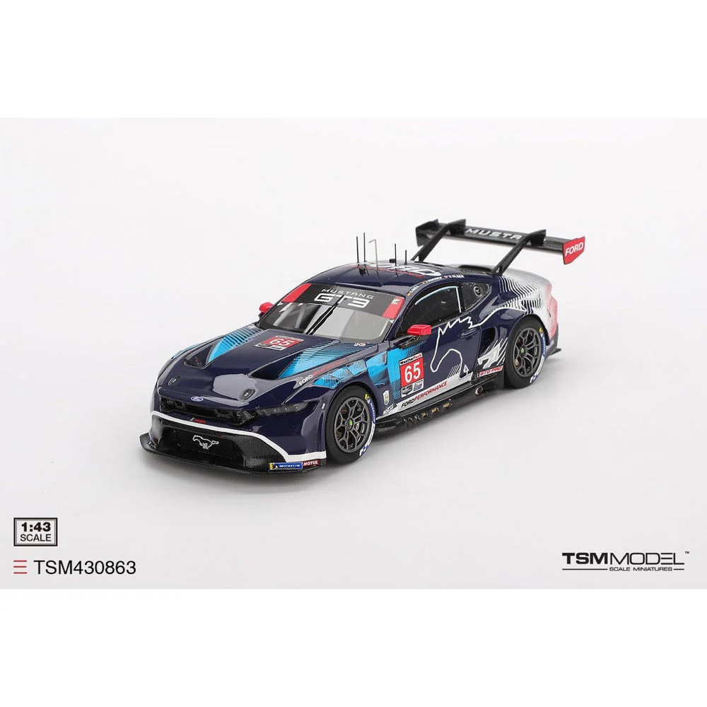 Topspeed TSM430863 1/43 Ford Mustang GT3 No.65 Ford Multimatic Motorsports 2025 IMSA Daytona 24 Hrs Class Winner