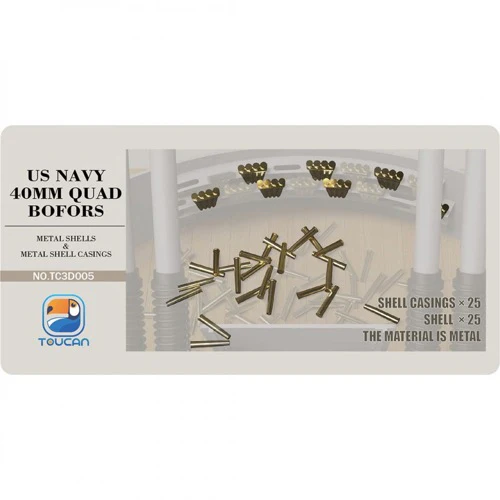 Toucan TC3D005 1/35 Metal Shells & Metal Shell Casings