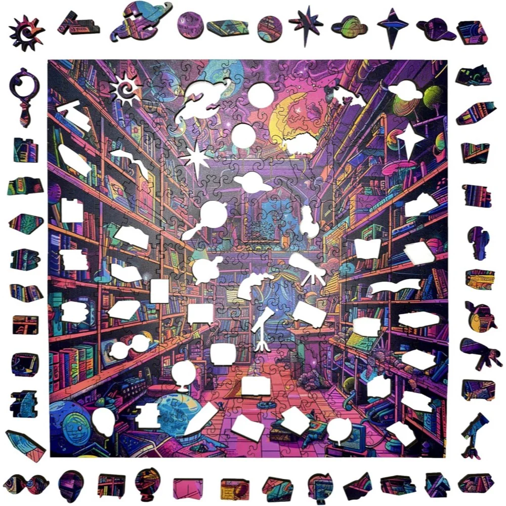 Trippy Puzzle Co Chaos Chronicles 300pc Wooden Jigsaw Puzzle - Image 2
