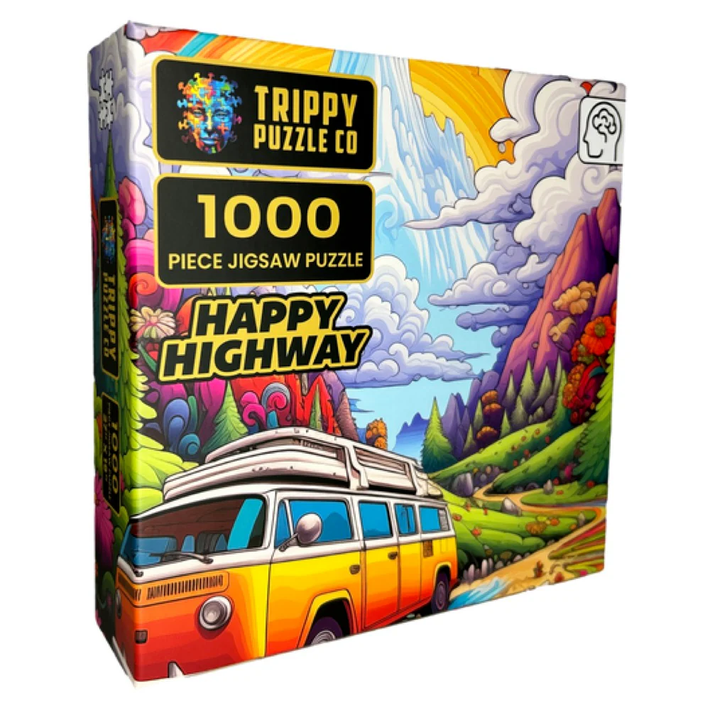 Trippy Puzzle Co Happy Highway 1000pc Jigsaw Puzzle
