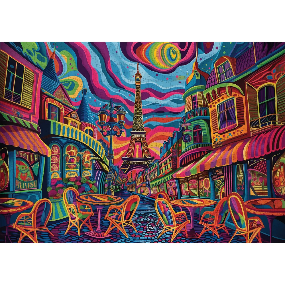 Trippy Puzzle Co Parisian Prism 1000pc Jigsaw Puzzle - Image 2