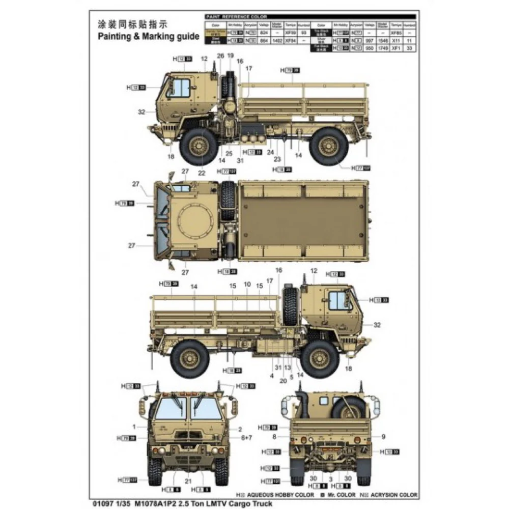Trumpeter 01097 1/35 M1078A1P2 - Image 3