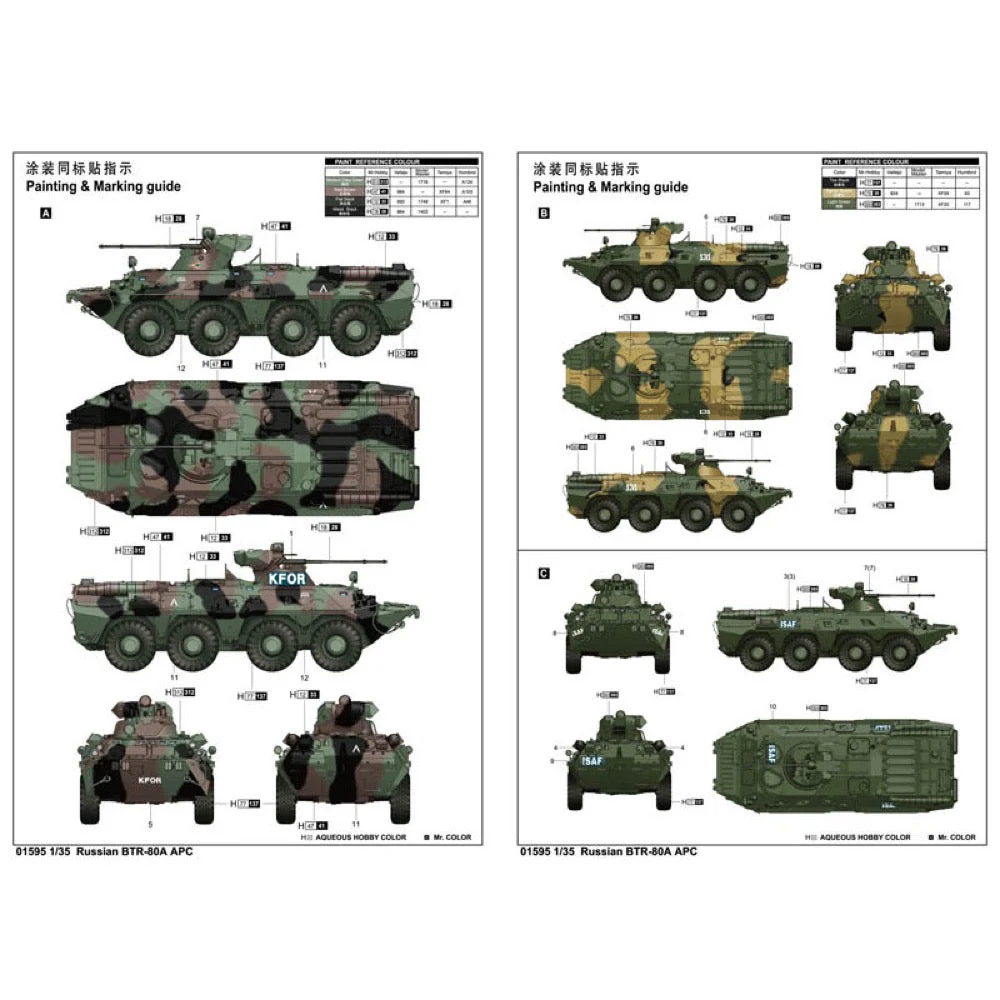 Trumpeter 01595 1/35 Russian BTR-80A APC - Image 4