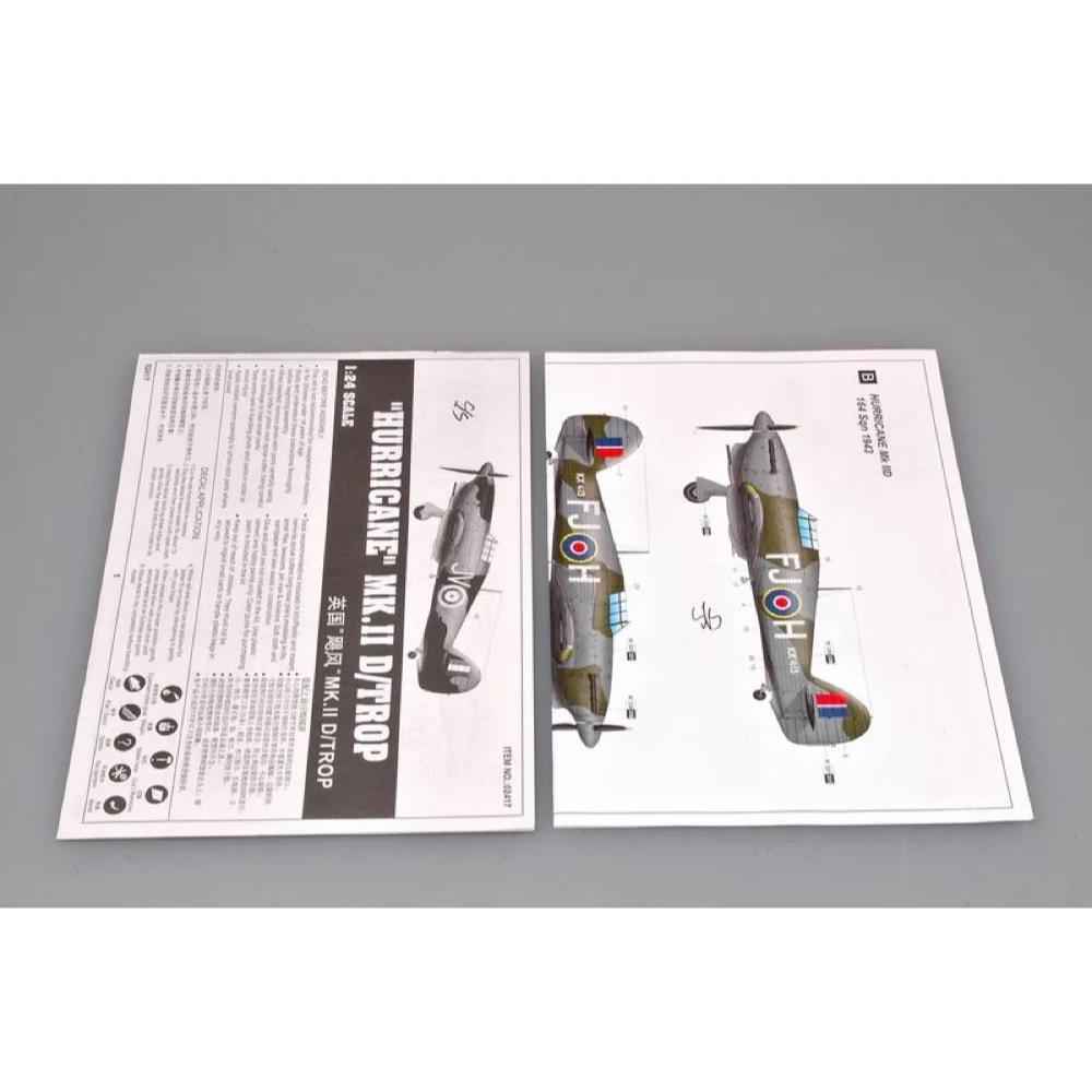 Trumpeter 02417 1/24 Hawker Hurricane IID Trop - Image 4