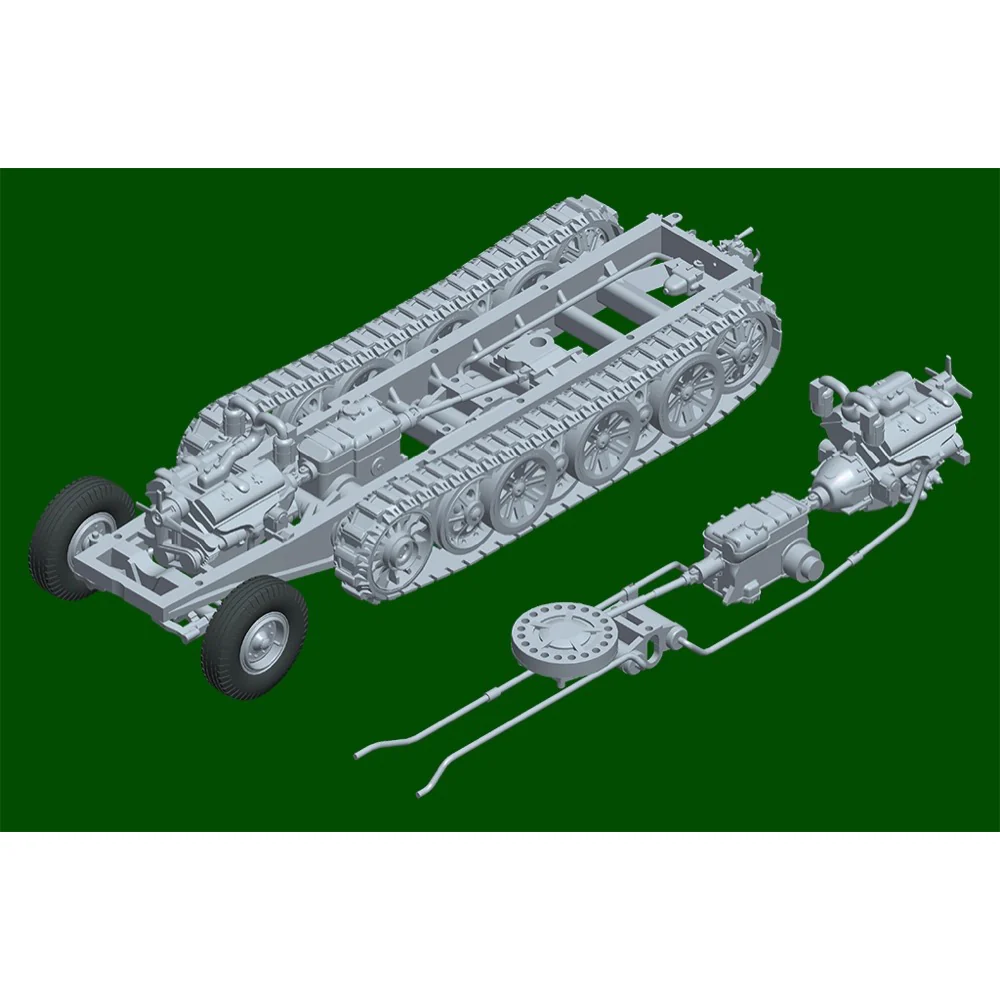 Trumpeter 07404 1/72 Sd.Kfz.8 Gepanzerter Zugkraftwagen 12t - Image 13