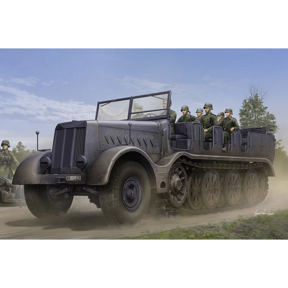 Trumpeter 09575 1/35 Schwerer Zugkraftwagen 18 t Sd.Kfz.9 Artillery Version