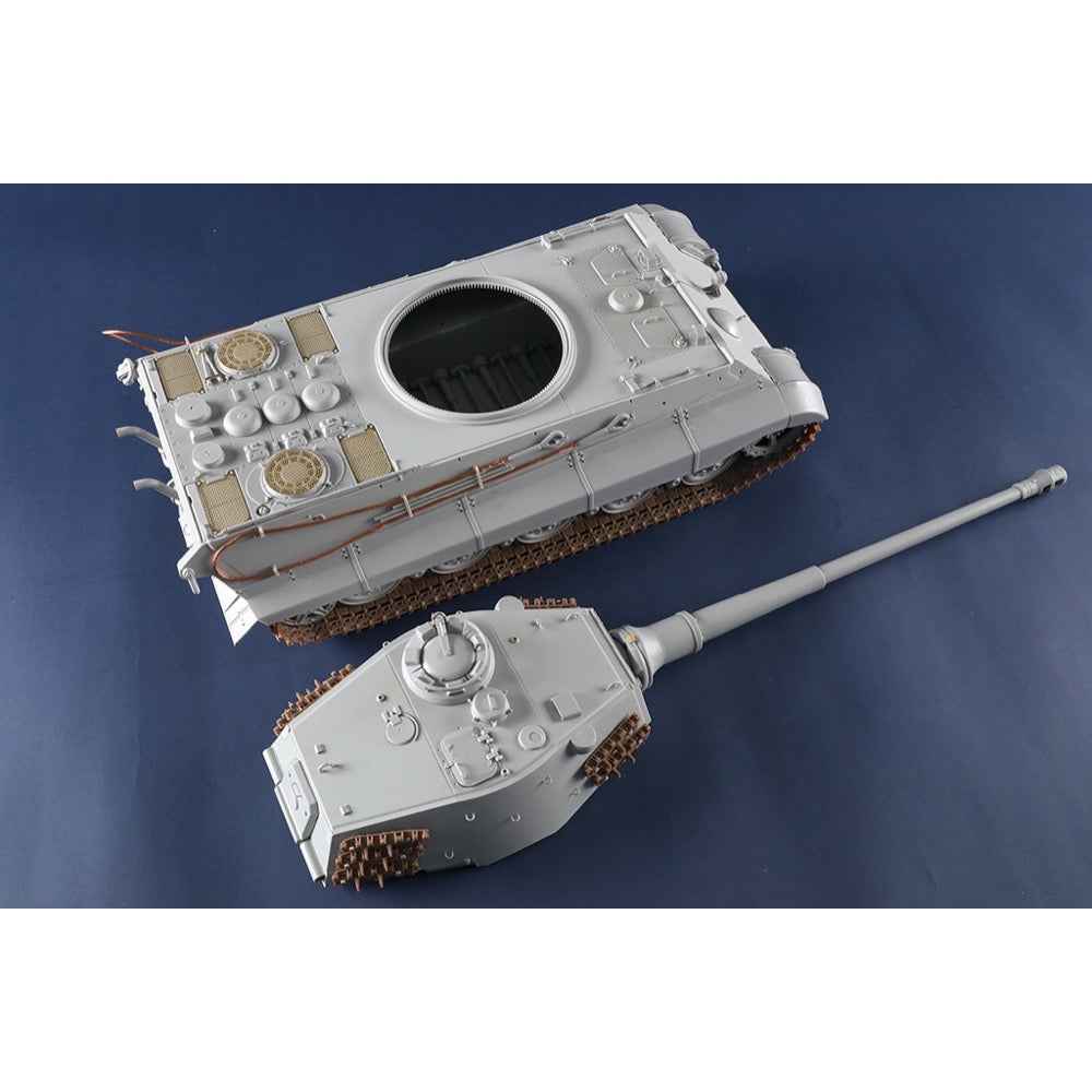 Trumpeter 1/16 Pz.Kpfw.VI Sd.Kfz.182 Tiger II (Henschel 105mm) Plastic Model Kit - Image 4