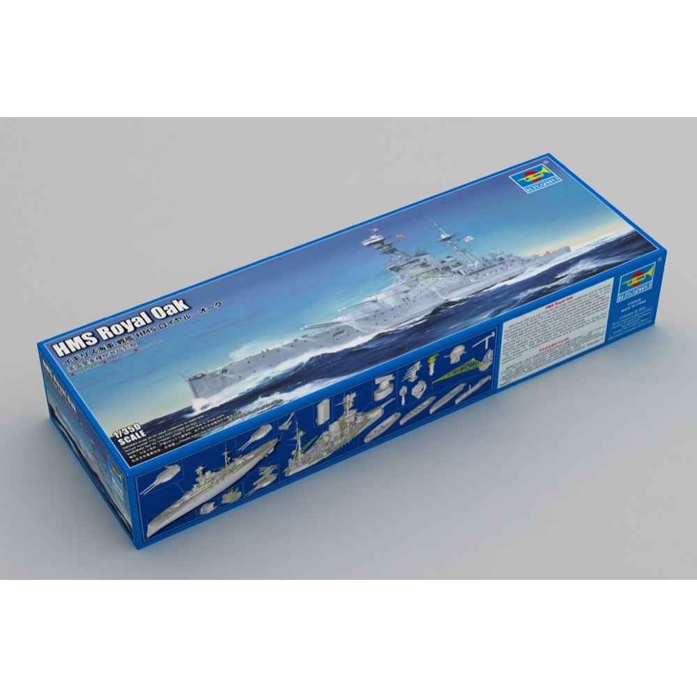 Trumpeter 1/350 HMS Royal Oak Plastic Model Kit - Image 2