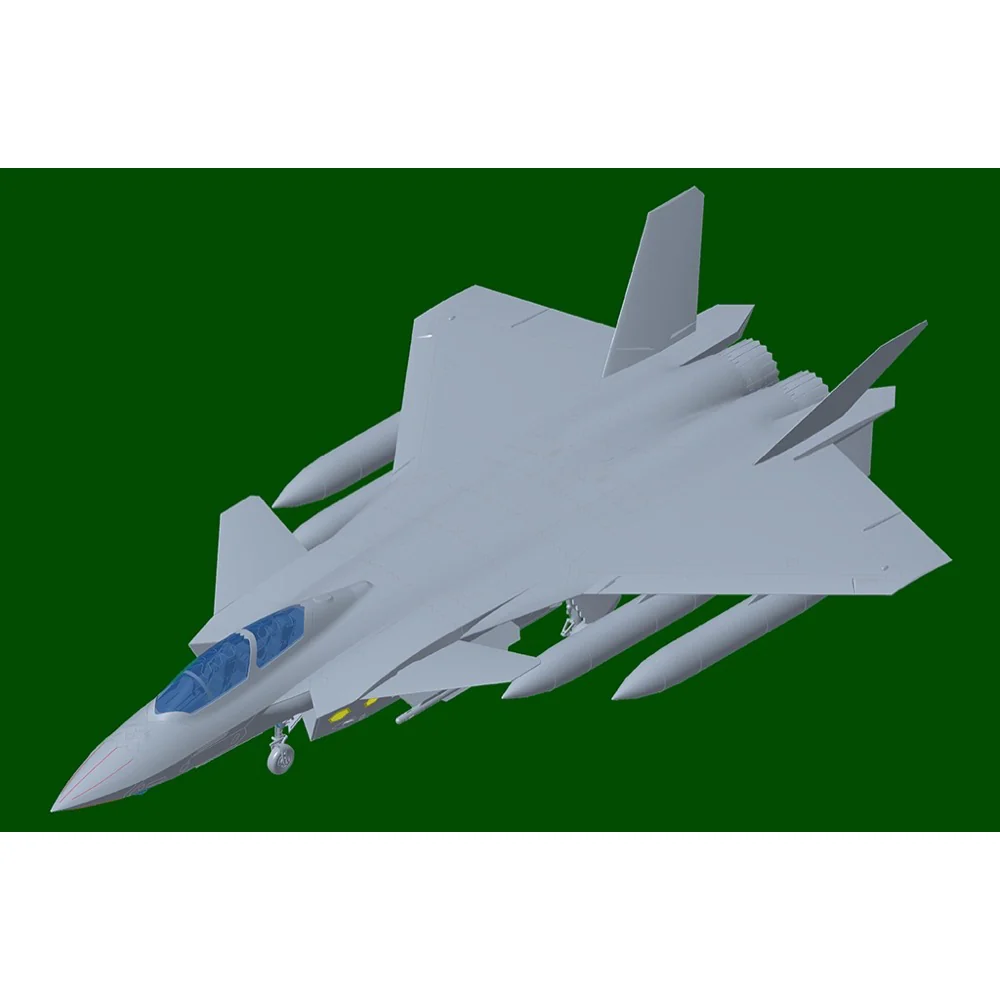 Trumpeter 1/48 Chinese J-20S Mighty Dragon Plastic Model Kit - Image 10