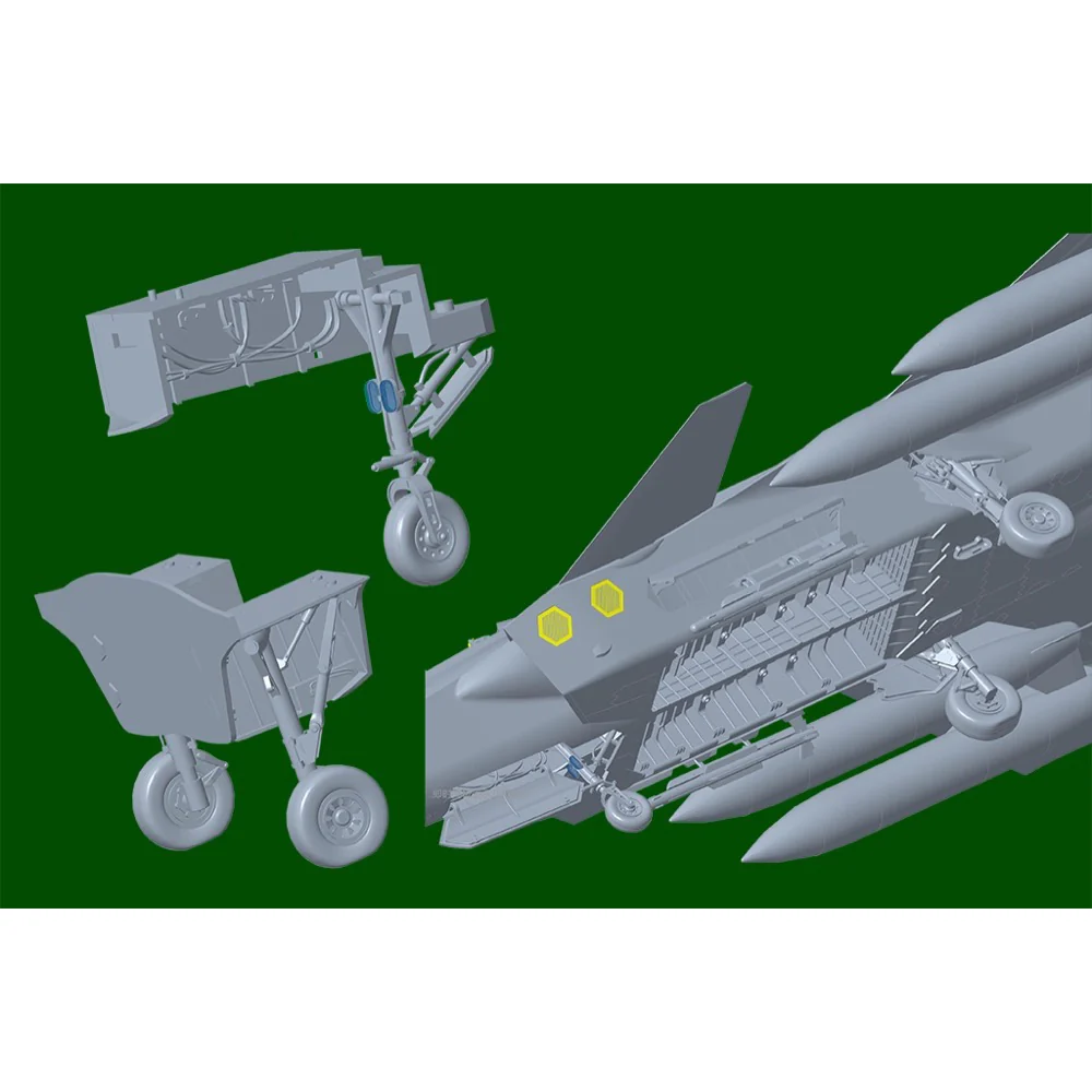 Trumpeter 1/48 Chinese J-20S Mighty Dragon Plastic Model Kit - Image 13