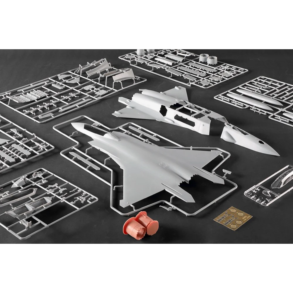 Trumpeter 1/48 Chinese J-20S Mighty Dragon Plastic Model Kit - Image 24