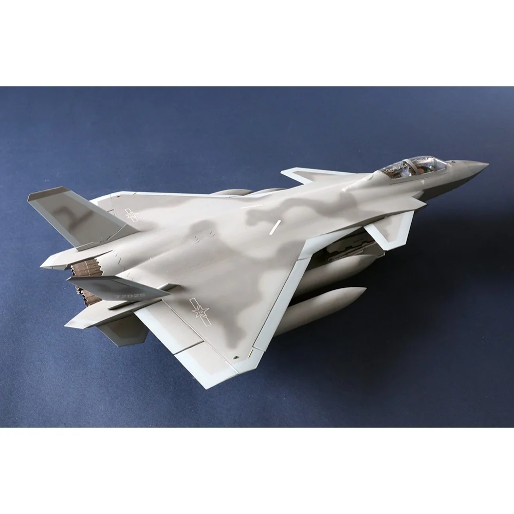 Trumpeter 1/48 Chinese J-20S Mighty Dragon Plastic Model Kit - Image 26