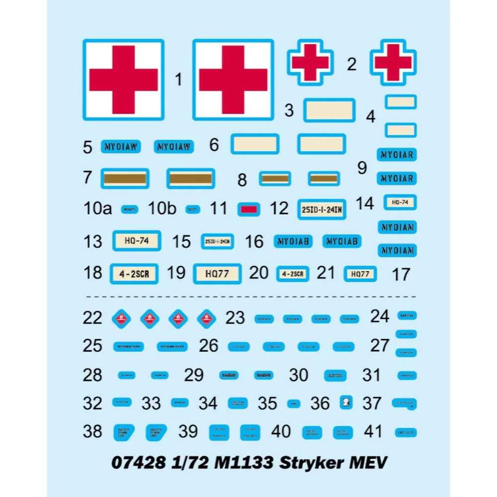 Trumpeter 1/72 M1133 Stryker MEV Plastic Model Kit - Image 3