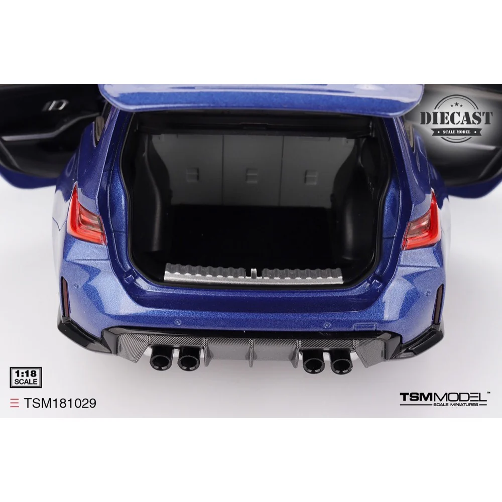 TSM Models TSM181029 1/18 BMW M3 Touring M Portimao Blue Metallic with Opening Parts - Image 10