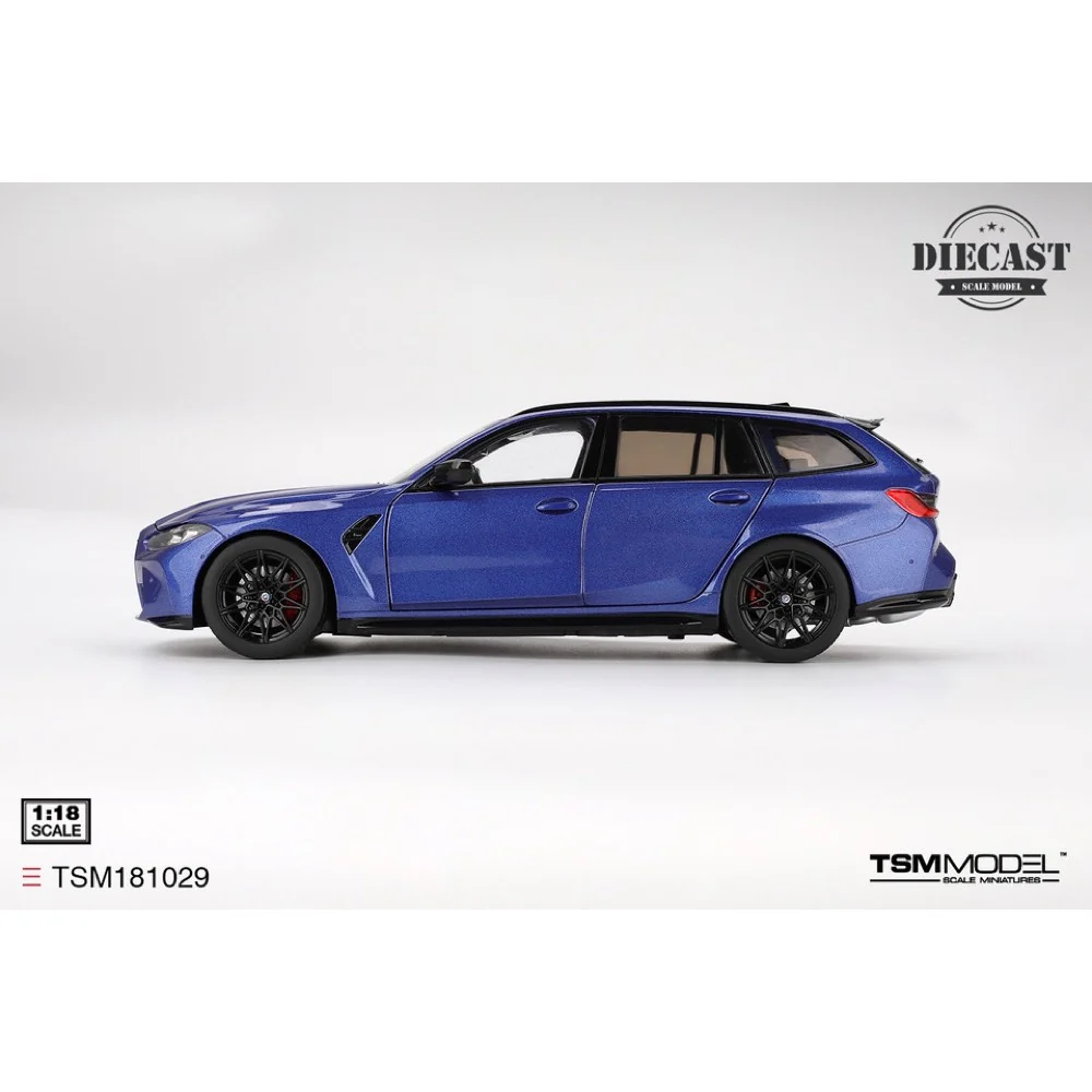 TSM Models TSM181029 1/18 BMW M3 Touring M Portimao Blue Metallic with Opening Parts - Image 3