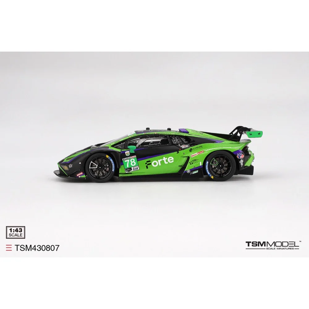 TSM Models TSM430807 1/43 Lamborghini Huracán GT3 EVO2 #78 Forte Racing 2024 IMSA Daytona 24 Hrs - Image 3