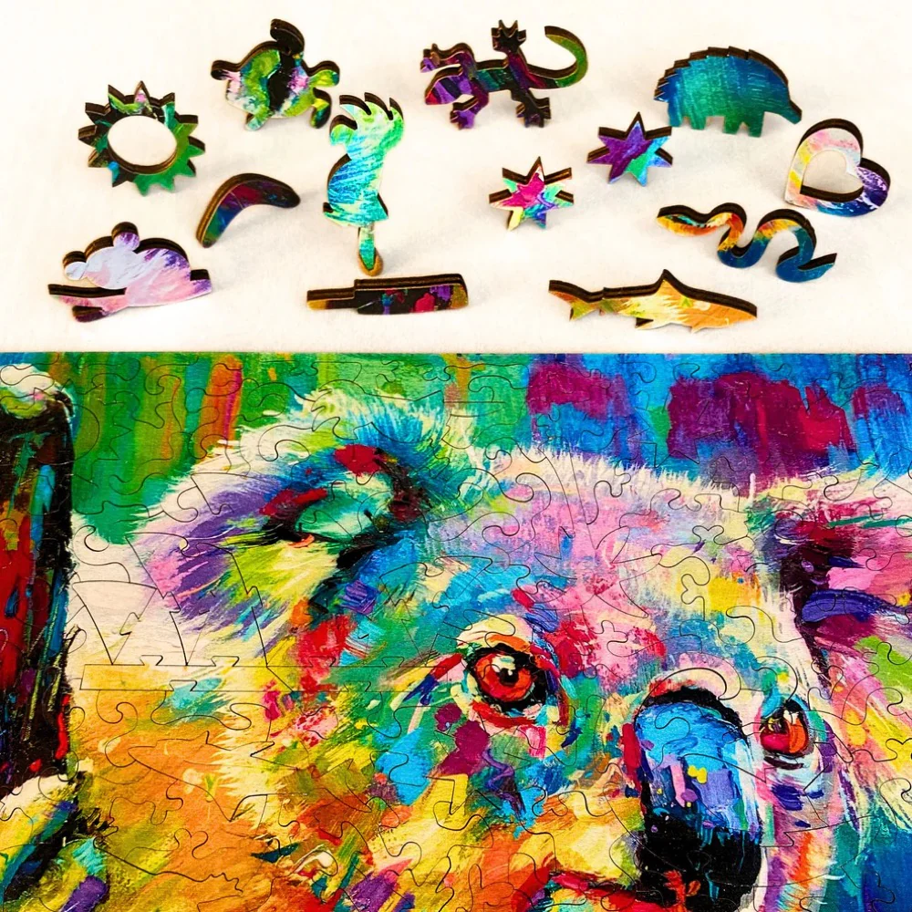 Twigg Puzzles Jos Coufreue Cuddly Koala 168pc Wooden Jigsaw Puzzle - Image 3