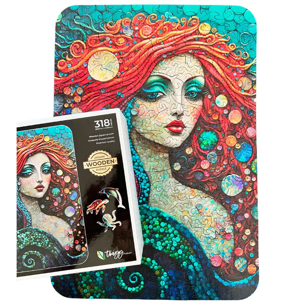 Twigg Puzzles Mermaid 318pc Wooden Jigsaw Puzzle - Image 3