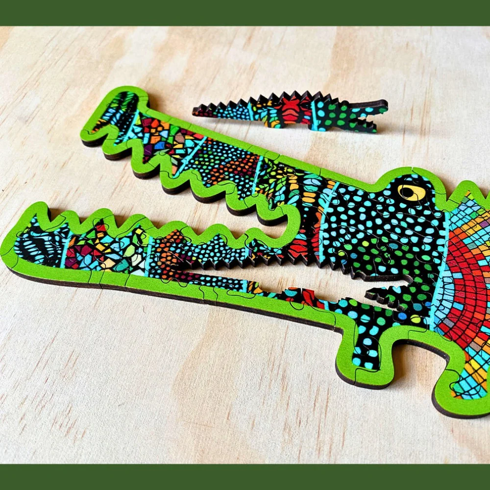 Twigg Puzzles Mr Cros 80pc Wooden Jigsaw Puzzle - Image 4
