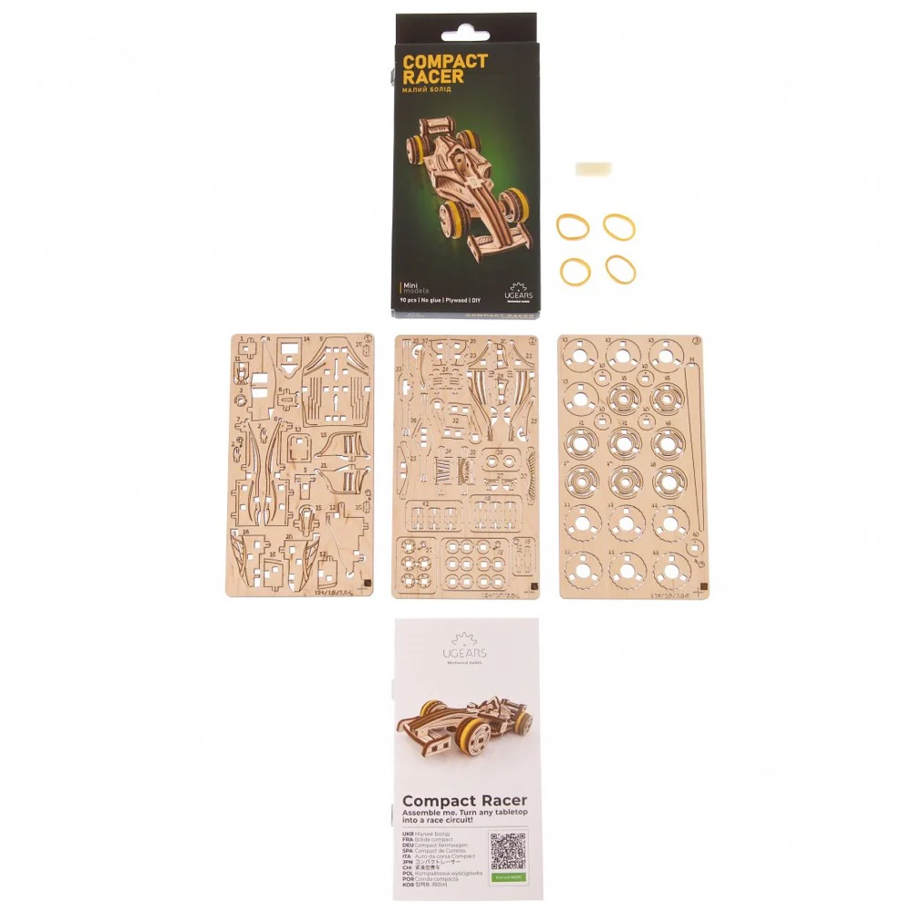Ugears 70252 Compact Racer 90pc - Image 7