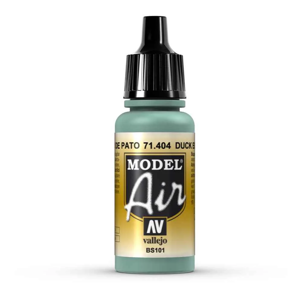 Vallejo 71404 Model Air No. 1 Sky Blue Duck Egg Blue 17ml