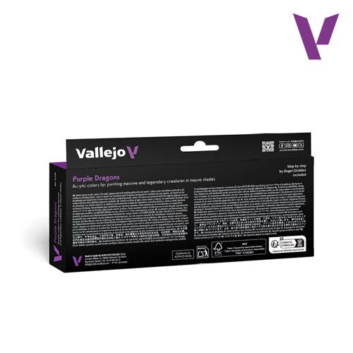 Vallejo 72194 Game Colour Purple Dragons 8 Colour Acrylic Paint Set - Image 2