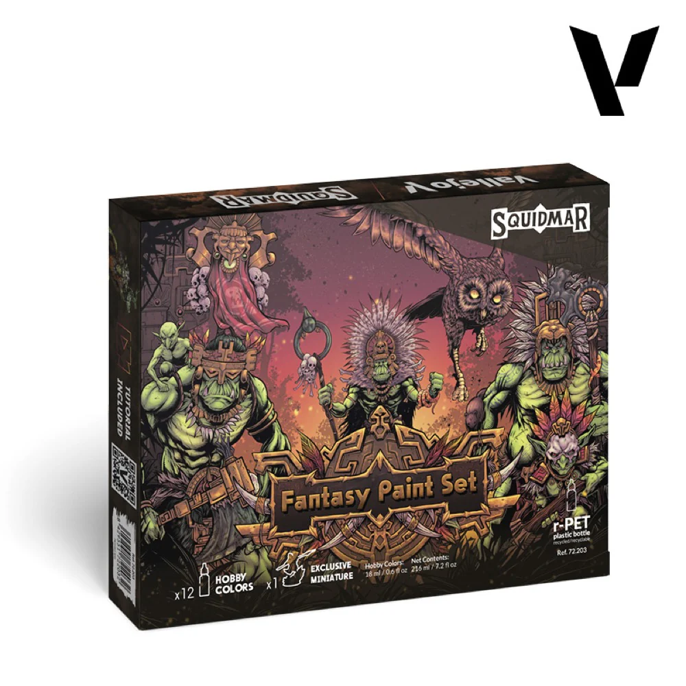 Vallejo 72203 Squidmar Fantasy Paint Set