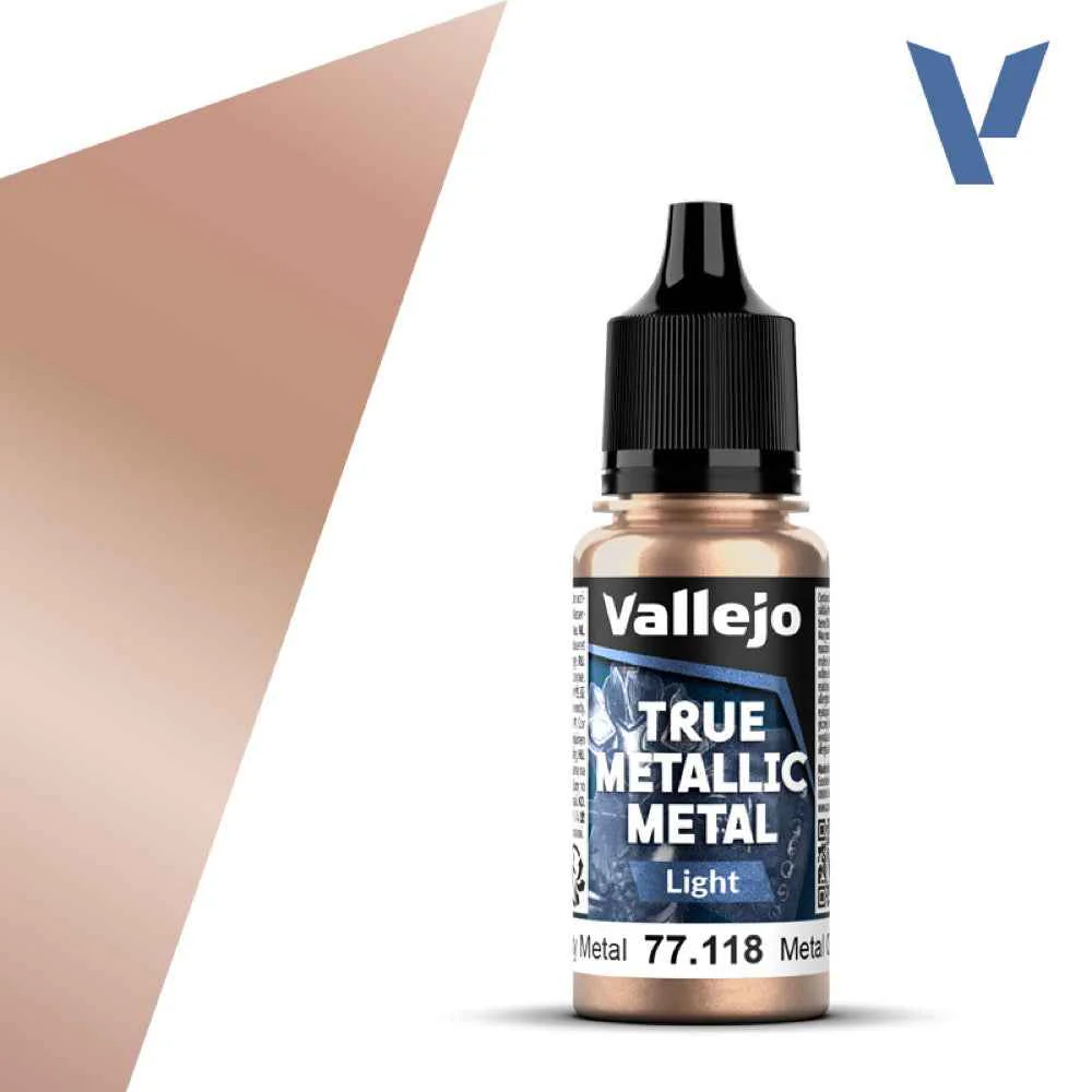 Vallejo 77118 True Metallic Metal Light Rusty Metal 18 ml