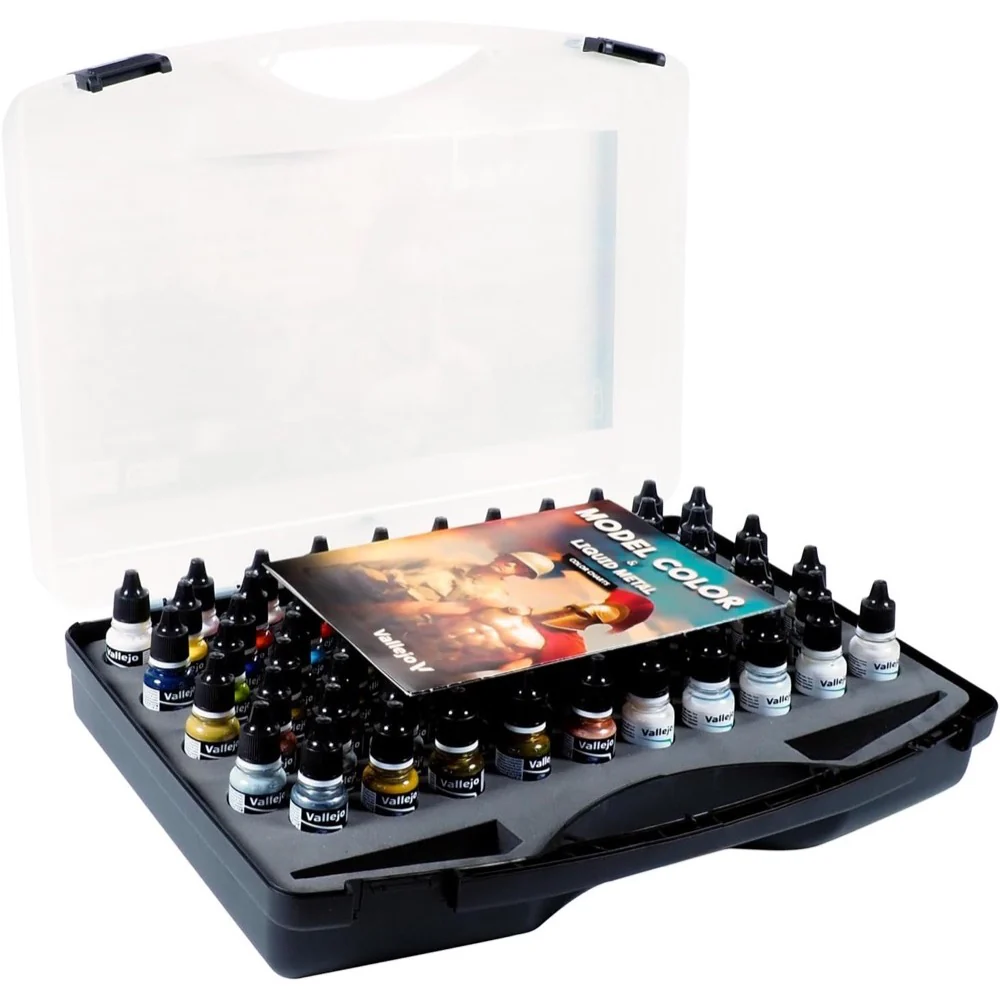 Vallejo Model Colour AV70252 Basic Case (80 Colours) Acrylic Paint Set - Image 2
