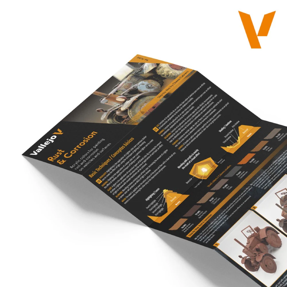 Vallejo Model Colour AV70262 Rust & Corrossion by Chema Cabrero (8 Colours) Acrylic Paint Set - Image 3