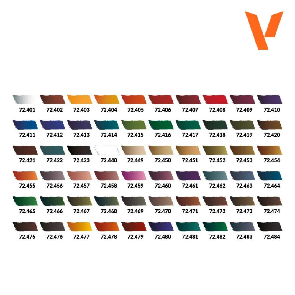 Vallejo Xpress Colour Artist's Selection Case - 60 Colour Acrylic Paint Set - Image 4