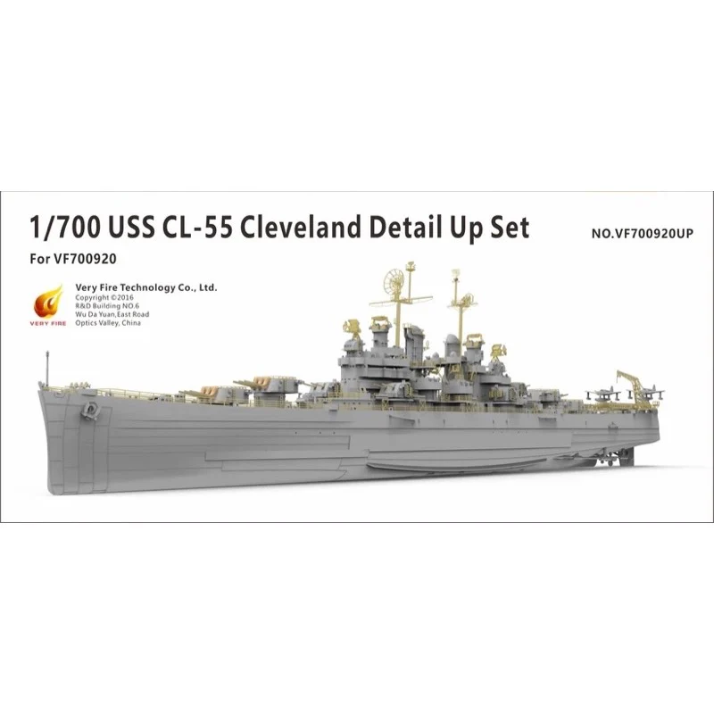 Very Fire VF700920UP 1/700 USS Cleveland Detail Up Set - Image 2