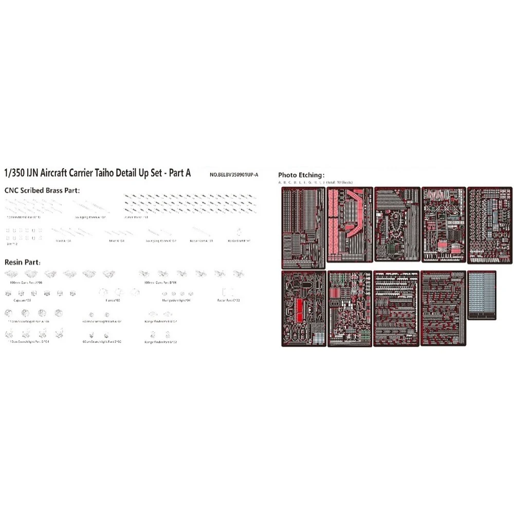 Very Fire VFBELBV350901DX 1/350 IJN Aircraft Carrier Taiho Deluxe Edition - Image 18