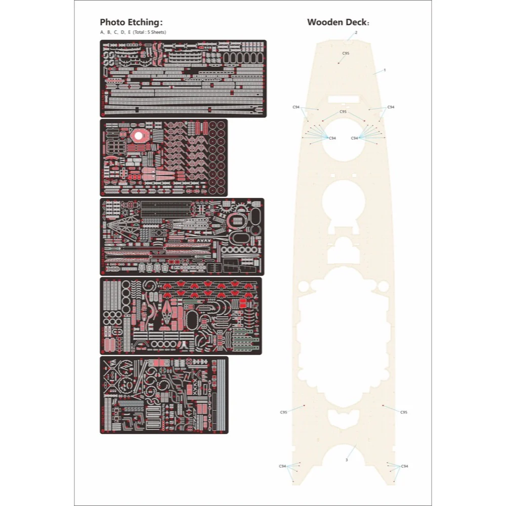 Very Fire VFBELBV350908DX 1/350 IJN Super Yamato Kii Deluxe Edition - Image 6