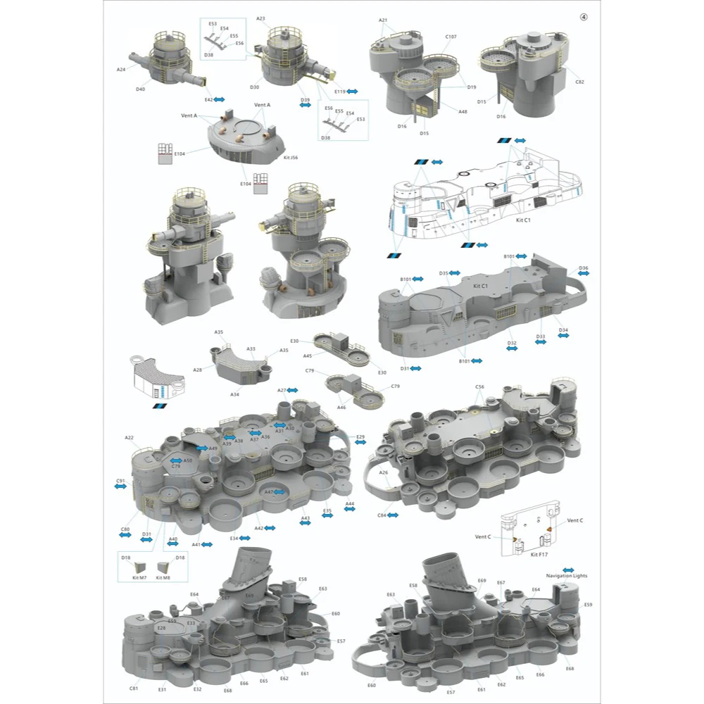 Veryfire BELBV350902AD 1/350 IJN Yamato Advanced Version - Image 6