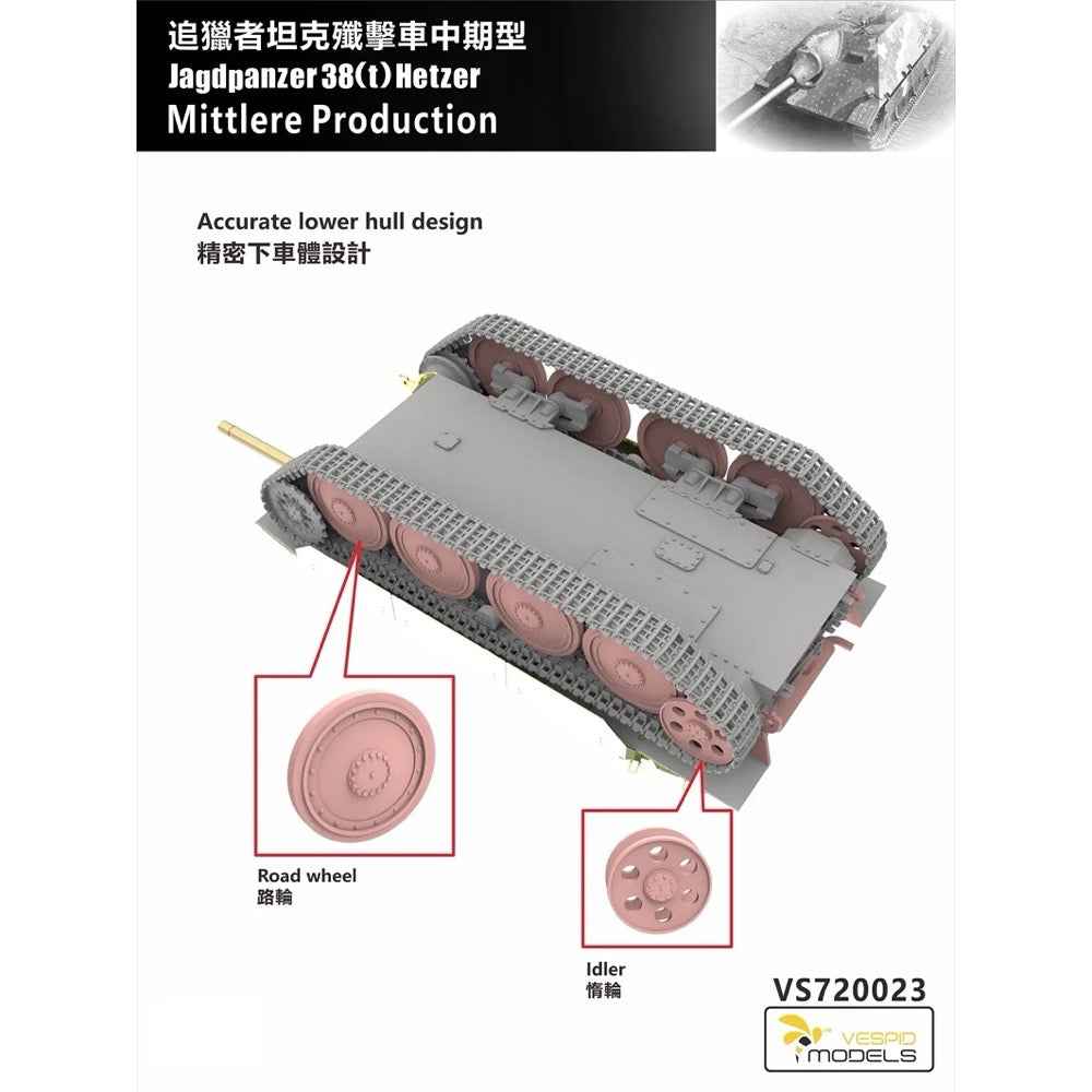 Vespid Models 720023 1/72 Jagdpanzer38(t) Hetzer Mid Production - Image 4