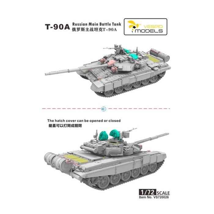 Vespid Models 720026 1/72 T-90A Russian Main Battle Tank - Image 3