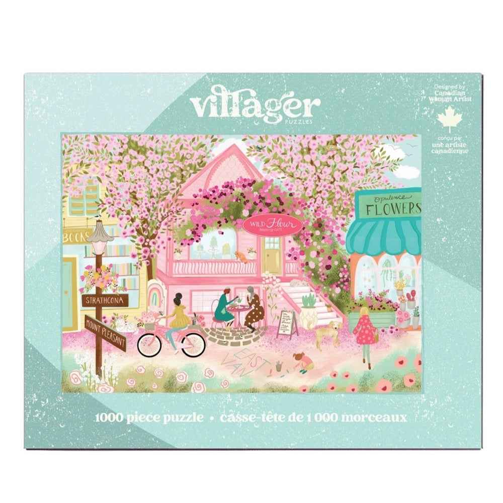 Villager City In Bloom 1000pc Jigsaw Puzzle