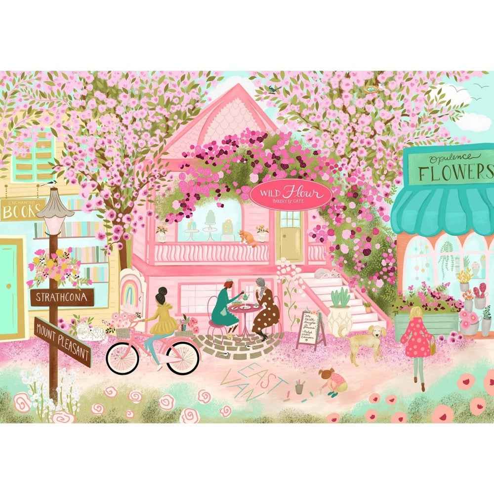 Villager City In Bloom 1000pc Jigsaw Puzzle - Image 5