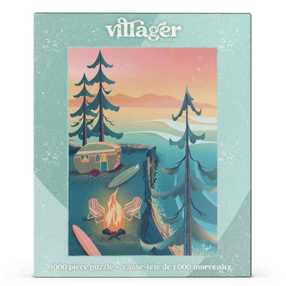 Villager Coastal Camping 1000pc Jigsaw Puzzle