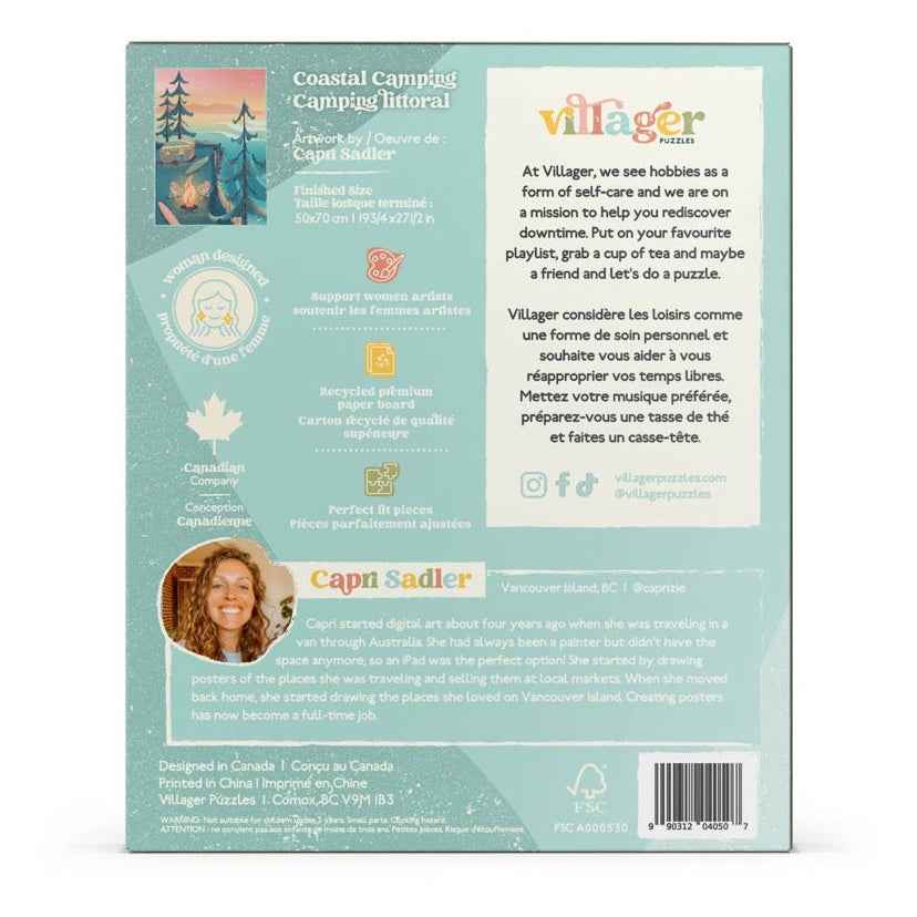 Villager Coastal Camping 1000pc Jigsaw Puzzle - Image 4