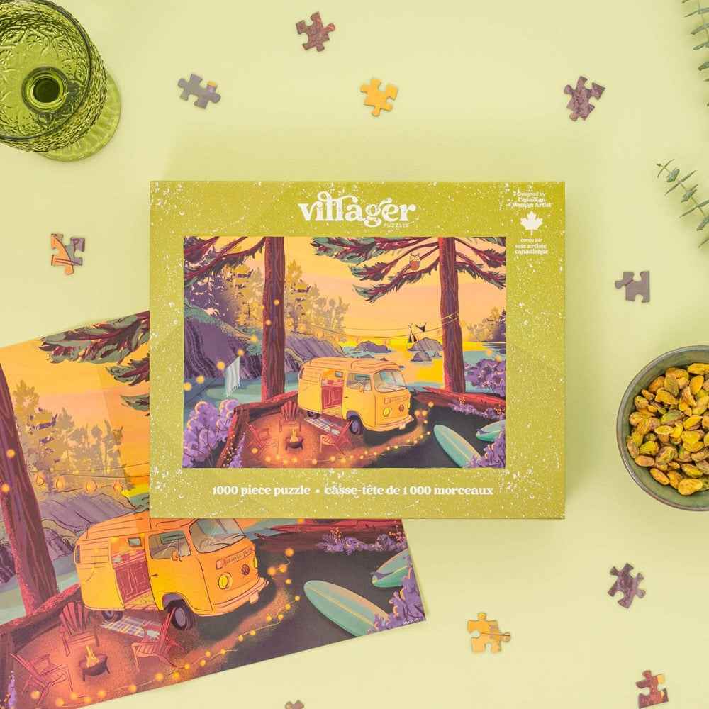 Villager Twilight Campsite 1000pc Jigsaw Puzzle - Image 2